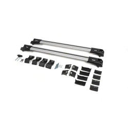 Купить Багажник (поперечины) на обычные рейлинги Skybar V1 (2 шт) до 110 см, Черный для Volkswagen Touran 2010-2015 гг