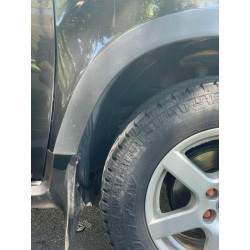 Купить Накладки на арки (4 шт, черные ABS) для Renault Duster 2008-2017 гг