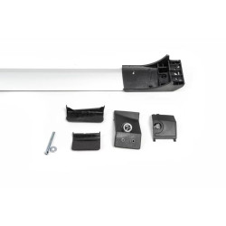 Купить Перемычки на рейлинги без ключа Flybar V1 (2 шт) до 110 см, Серый для Volkswagen Touareg 2002-2010 гг