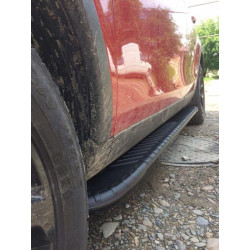 Купити Бокові пороги Bosphore Black (2 шт., Алюміній) 2019-2025 для Land Rover Discovery Sport