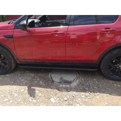 Купити Бокові пороги Bosphore Black (2 шт., Алюміній) 2019-2025 для Land Rover Discovery Sport