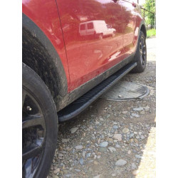 Купити Бокові пороги Bosphore Black (2 шт., Алюміній) 2019-2025 для Land Rover Discovery Sport