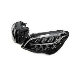 Купити Передня оптика (2 шт, без блоків, рестайлінг) для Mercedes C-сlass W205 2014-2021рр