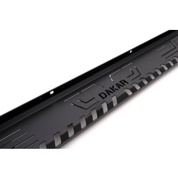 Купити Бокові пороги Dakar V1 без LED (2 шт, метал) для Nissan Navara/NP300 2016- рр