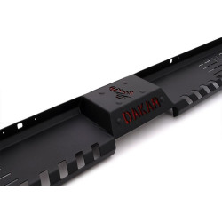 Купить Боковые пороги Dakar V2 без LED (2 шт, металл) для Isuzu D-Max 2011-2019 гг