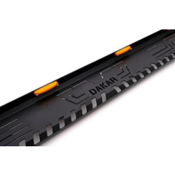 Купить Боковые пороги Dakar V1 LED (2 шт, металл) для Isuzu D-Max 2011-2019 гг