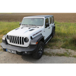 Купити Бокові пороги RedLine (2 шт., Алюміній) для Jeep Wrangler 2018- рр