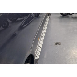 Купить Боковые пороги DOT-Line (2 шт., алюм.) Длинная база для Mercedes Sprinter W907/W910 2018- гг