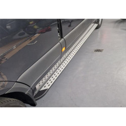 Купить Боковые пороги DOT-Line (2 шт., алюм.) Длинная база для Mercedes Sprinter W907/W910 2018- гг