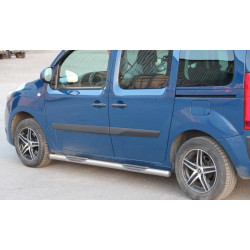 Купить Боковые трубы (2 шт., нерж.) 51мм, дога база, без пластиковых вставок для Mercedes Citan 2013- гг