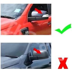 Купити Накладки на дзеркала 2015-2025 (BMW-style, 2 шт) для Ford Ranger рр