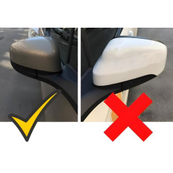 Купити Накладки на дзеркала BMW-style (2014-2018, 2 шт) для Ford Courier рр