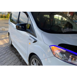 Купить Накладки на зеркала BMW-style (2018-2025, 2 шт) для Ford Courier