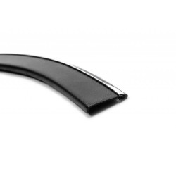 Купити Накладки на арки з хром смужкою (6 шт, чорні) для Volkswagen T5 2010-2015 рр