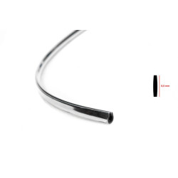 Купить Хром молдинг на метраж П-образный sal19a (1 метр, 8.5 мм)