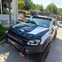 Купить Комплект накладок на капот DRAGON (3 шт) для Volkswagen Amarok 2010-2022 гг