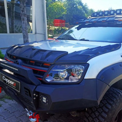 Купить Комплект накладок на капот DRAGON (3 шт) для Volkswagen Amarok 2010-2022 гг