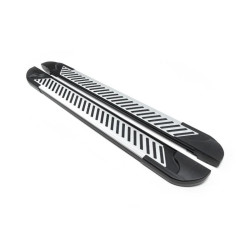 Купить Боковые пороги Line (2 шт., алюминий) для Ford Ranger 2002-2006 гг