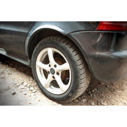 Купить Накладки на арки (4 шт, черные, ABS-пластик) для Mercedes A-сlass W168 1997-2004 гг