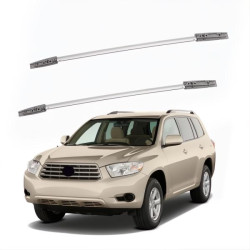 Купити Рейлінги оригінальний дизайн Grey (2 шт) для Toyota Highlander 2008-2013 рр
