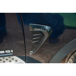 Купити Універсальні вентиляційні накладки на крила тип-C (імітація, 2 шт, гума)