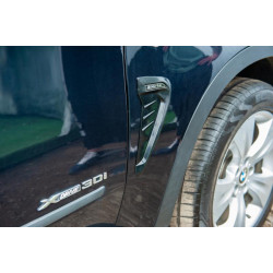 Купити Універсальні вентиляційні накладки на крила тип-C (імітація, 2 шт, гума)