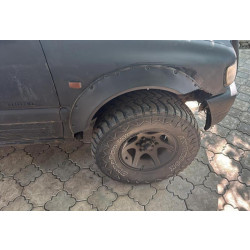 Купити Універсальні накладки на арки UNIV-034 (4 шт, ABS-пластик, чорні)