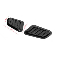 Купити Накладка на капот тип-B (2 шт, ABS)