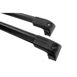 Купить Багажник (поперечины) на встроенные рейлинги Strong V2 120 см (2 шт) Черный для Volkswagen Touareg 2018- гг