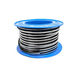 Купить Черный молдинг с хром полоской на метраж sal32 (1 метр, 13.5 мм)