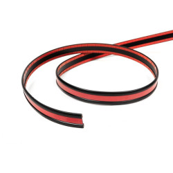 Купить Черный молдинг с красной полоской на метраж sal16b (1 метр, 27 мм)