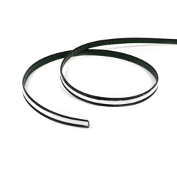 Купить Черный молдинг с хром полоской на метраж sal13 (1 метр, 16.5 мм)