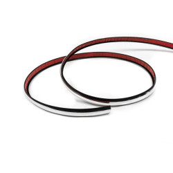 Купить Черный молдинг с хром полоской на метраж sal122 (1 метр, 19 мм)