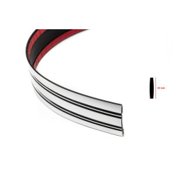 Купить Хром молдинг на метраж sal93 (1 метр, 43 мм)