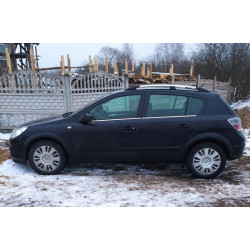 Купить Рейлинги алюминиевые (HB, хром) для Opel Astra H 2004-2013 гг