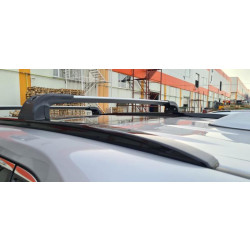 Купить Поперечный багажник на встроенные рейлинги Strong (2 шт) Серый для Toyota Rav 4 2019- гг