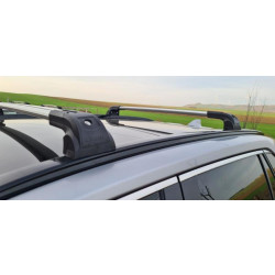 Купить Поперечный багажник на встроенные рейлинги Strong (2 шт) Серый для Toyota Rav 4 2019- гг