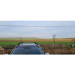 Купить Поперечный багажник на встроенные рейлинги Strong (2 шт) Серый для Toyota Rav 4 2019- гг