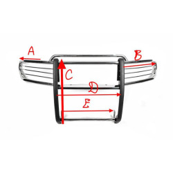 Купити Кенгурятник A098600 (нерж.) для Toyota FJ Cruiser
