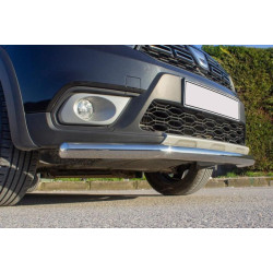 Купити Передній захист Texas (60мм, нерж) для Renault Sandero 2013-2022 рр