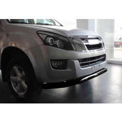 Купити Передній захист Texas (76мм, чорний) для Isuzu D-Max 2011-2019 рр