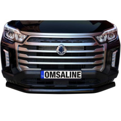 Купить Передняя защита Texas (76мм, черный) для SsangYong Musso ІІ 2018- гг