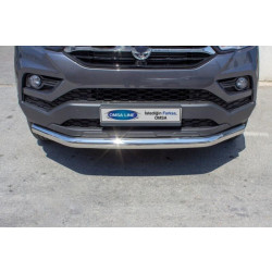 Купити Передній захист Texas (76мм, нерж) для SsangYong Musso ІІ 2018- рр