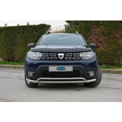 Купити Передній захист Vegas (60/42мм, нерж) для Renault Duster 2018-2024 рр