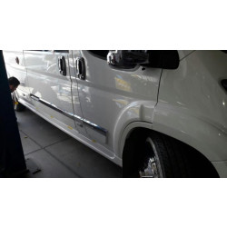 Купить Боковые пороги под покраску (Meliset) для Peugeot Boxer 2006-2025 гг