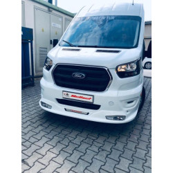 Купить Накладка на передний бампер ERA (2019-2025, под покраску) для Ford Transit 2014- гг