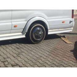 Купити Бокові пороги задня частина (під фарбування) для Ford Transit 2014- рр