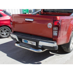 Купити Задній захист Amazon Silver (76 мм, нерж) для Isuzu D-Max 2019- рр