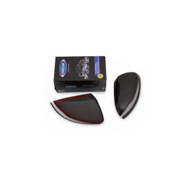 Купить Накладки на зеркала (2 шт, карбон) для Mercedes GLC X253