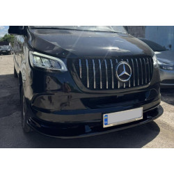 Купить Нижняя накладка на передний бампер (под покраску) для Mercedes Sprinter W907/W910 2018- гг